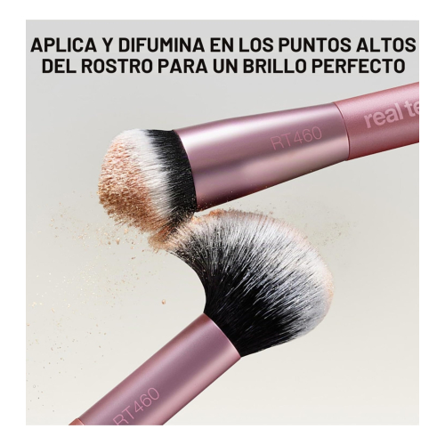 Real Techniques - Pinceau double pour illuminateur Highlight & Detail