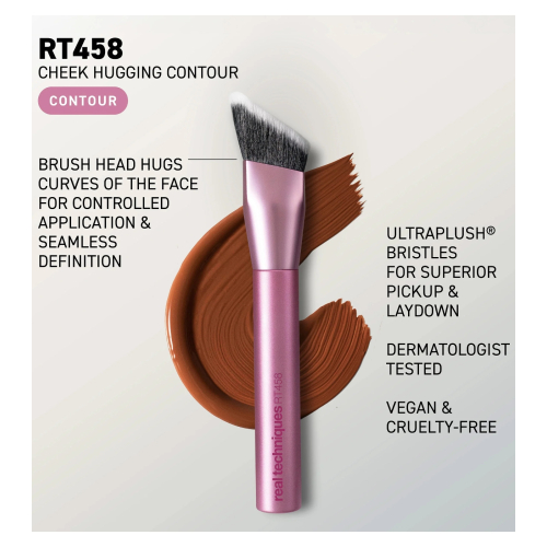 Real Techniques - Pinceau pour contour Cheek Hugging Contour - RT458