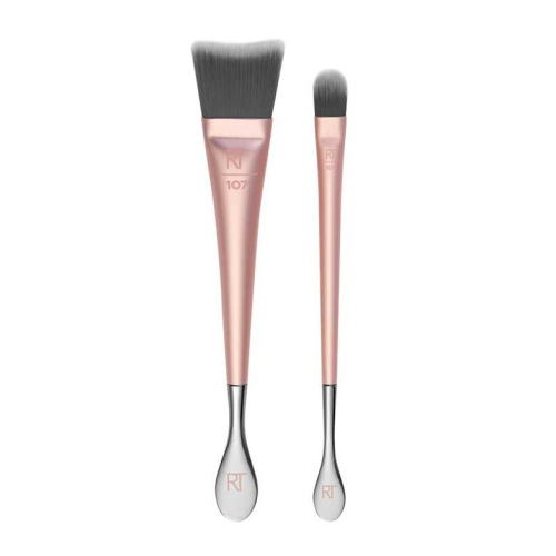 Real Techniques - Duo de pinceaux pour le visage et les yeux Skincare Brush Duo - 107 + 109