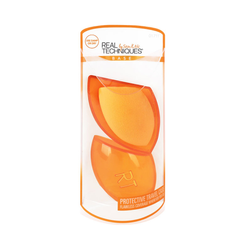 Real Techniques - Éponge de maquillage + étui de voyage  by Sam & Nic