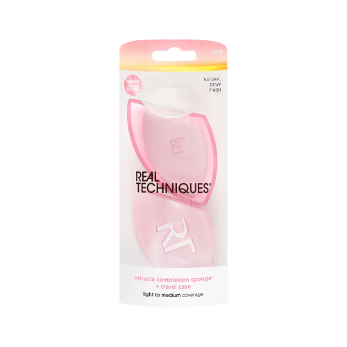Real Techniques - *Sunrise To Sunset* - Éponge Miracle Complexion + étui de voyage