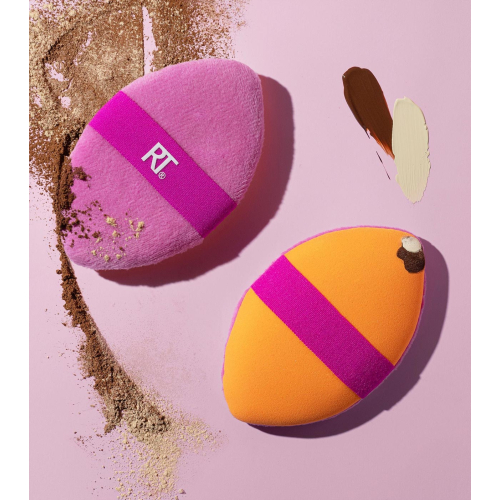 Real Techniques - Puff polyvalent double face Miracle 2-in-1 Powder Puff