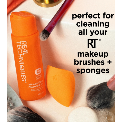 Real Techniques - Gel nettoyant pour brosse et éponge Miracle Deep
