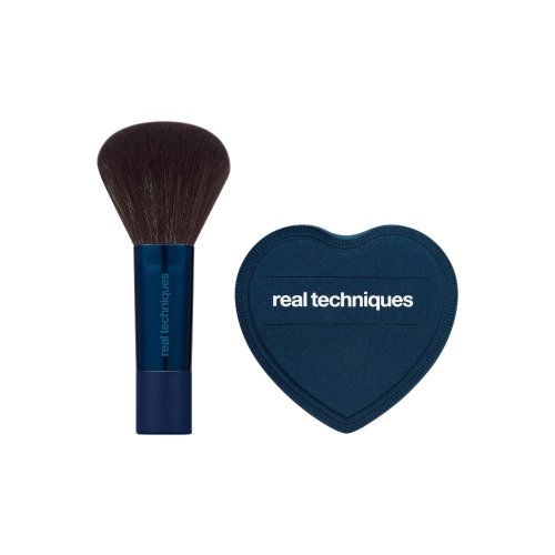Real Techniques - *Holiday 2026* - Ensemble de pinceaux + houppette Finishing Act