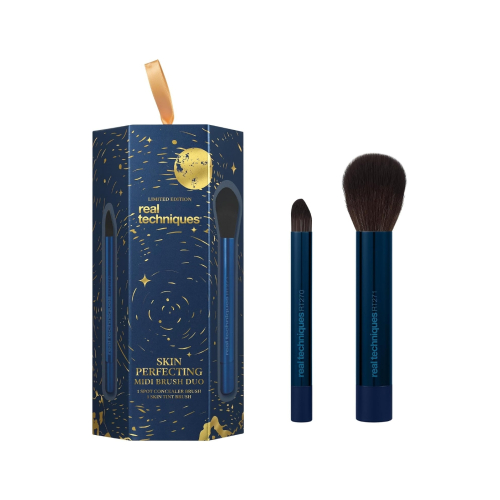 Real Techniques - *Holiday 2026* - Ensemble de pinceaux Skin Perfecting Duo