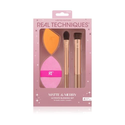 Real Techniques - *Holidays 24* - Ensemble pinceau + éponge Matte & Merry
