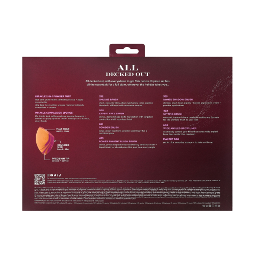 Real Techniques - *Holidays 25* - Ensemble de pinceaux All Decked Out