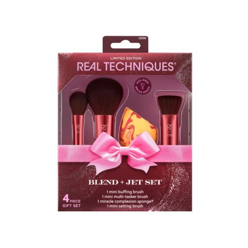 Real Techniques - *Holidays 25* - Ensemble de pinceaux Blend + Jet Set