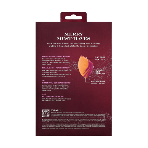 Real Techniques - *Holidays 25* - Ensemble de pinceaux Merry Must-haves Set
