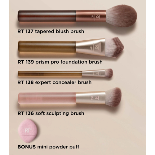 Real Techniques - *New Nude 2.0* - Ensemble de pinceaux Blurred Base