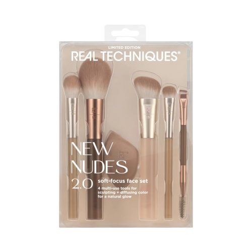 Real Techniques - *New Nude 2.0* - Ensemble de pinceaux Soft-focus