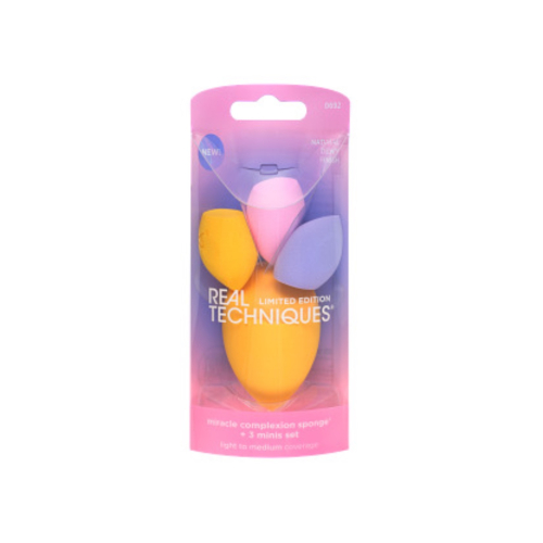 Real Techniques - *Night Brights* - Éponge teint miracle + 3 mini éponges
