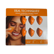 Real Techniques - Pack de 6 éponges à maquillage Miracle Complexion