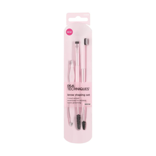 Real Techniques - Lot de 3 pinceaux à sourcils Brow Shaping
