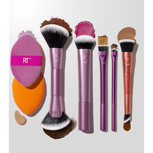 Real Techniques - Ensemble de pinceaux pour les yeux et le visage Big Blends Energy