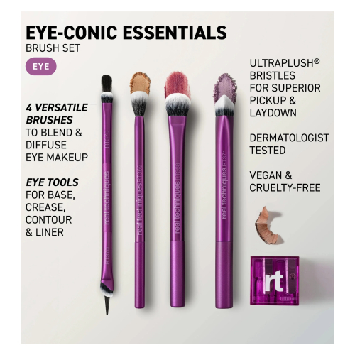 Real Techniques - Kit de pinceaux Eye-conic Essentials