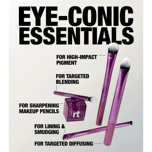 Real Techniques - Kit de pinceaux Eye-conic Essentials