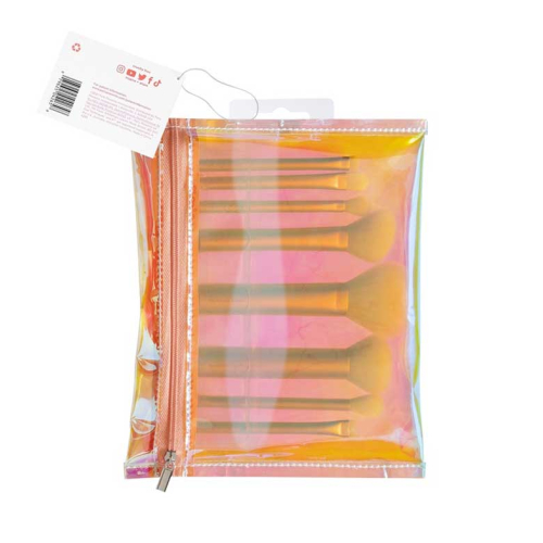 Real Techniques - Ensemble de pinceaux + trousse de toilette The Wanderer