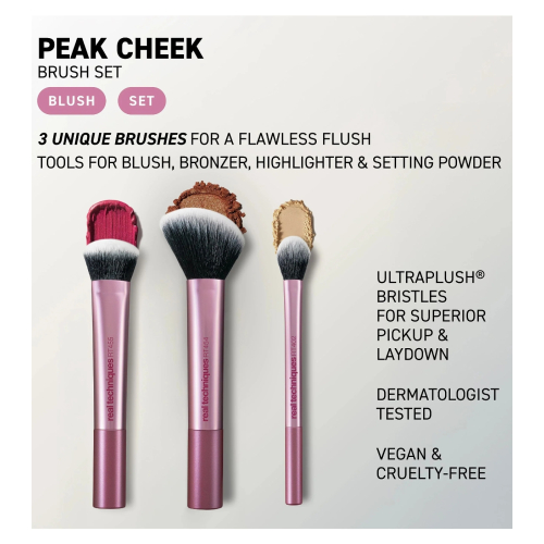 Real Techniques - Ensemble de pinceaux Peak Cheek