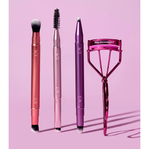 Real Techniques - Coffret Double Time Brush + Lash set