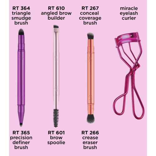 Real Techniques - Coffret Double Time Brush + Lash set