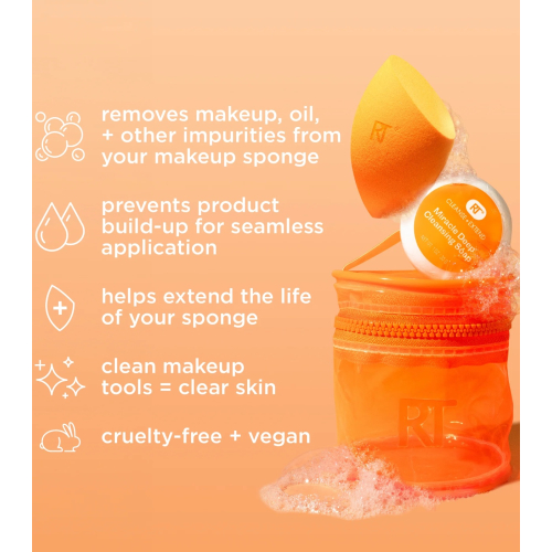 Real Techniques - Coffret éponge + nettoyant