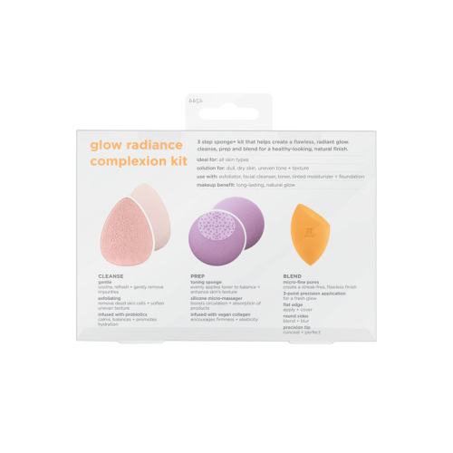 Real Techniques - *Sponge +* - Set d'éponges Glow Radiance Complexion Kit