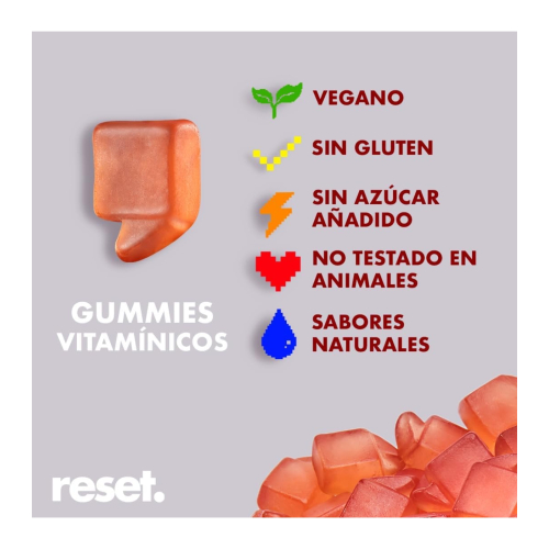 Reset - Vitamines pour la peau Skin Prebiotic Gummies