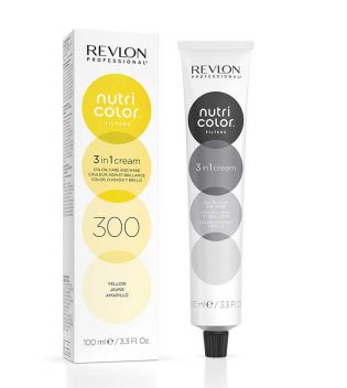Revlon - Coloration Nutri Color Filters 3 en 1 Crème 100ml - 300: Jaune