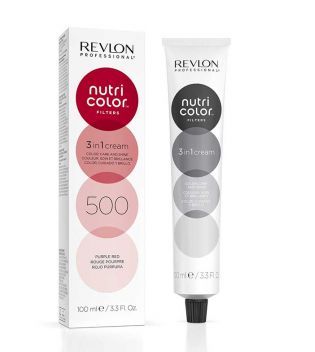 Revlon - Coloration Nutri Color Filters 3 en 1 Crème 100ml - 500: Violet Rouge