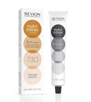 Revlon - Coloration Nutri Color Filters 3 en 1 Crème 100ml - 730: Blond Doré