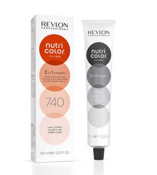 Revlon - Coloration Nutri Color Filters 3 en 1 Crème 100ml - 740: Cuivre clair