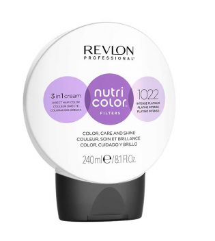 Revlon - Coloration Nutri Color Filters 3 en 1 Cream 240ml - 1022: Platine Intense