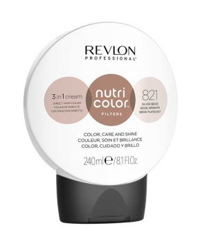 Revlon - Coloration Nutri Color Filters 3 en 1 Cream 240ml - 821: Silver Beige
