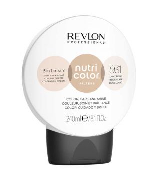 Revlon - Coloration Nutri Color Filters 3 en 1 Cream 240ml - 931: Beige clair