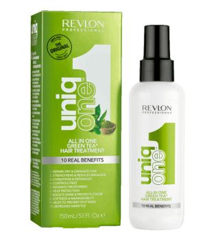 Revlon - Traitement capillaire tout-en-un UniqOne 150 ml - Thé vert