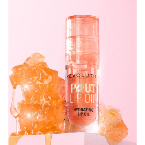 Revolution - Huile pour les lèvres Pout Lip - Honey Shimmer