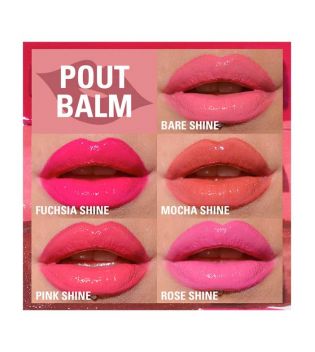 Revolution - Baume à lèvres Pout Balm - Rose Shine
