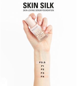Revolution - Base de maquillage Skin Silk Serum Foundation - F0.5