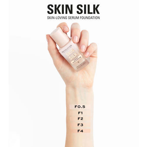 Revolution - Base de maquillage Skin Silk Serum Foundation - F3