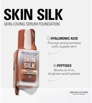 Revolution - Base de maquillage Skin Silk Serum Foundation - F5