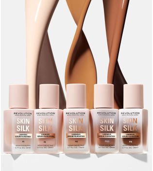 Revolution - Base de maquillage Skin Silk Serum Foundation - F7