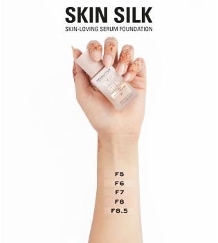 Revolution - Base de maquillage Skin Silk Serum Foundation - F8.5