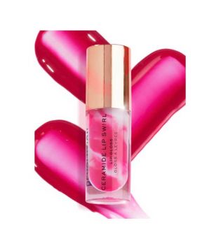 Revolution - Gloss à lèvres Ceramide Lip Swirl - Berry pink