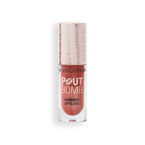 Revolution - Brillant à lèvres chatoyant Pout Bomb - Nude Glow