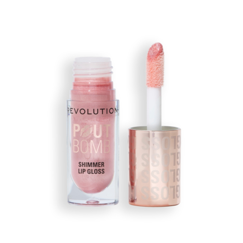 Revolution - Brillant à lèvres avec Shimmer Pout Bomb - Shine Pink