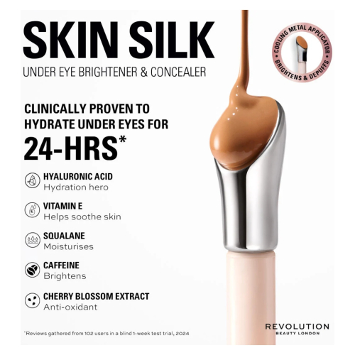 Revolution - Anticernes Illuminateur Skin Silk - Light Peach