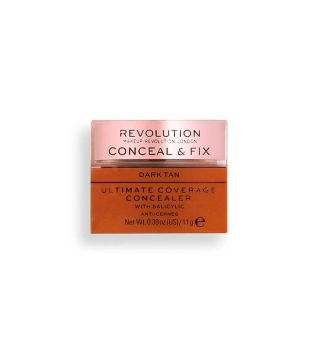 Revolution - Correcteur  Ultimate Coverage Conceal & Fix - Dark Tan