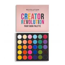 Revolution - *Creator* - Palette de fards à paupières crème pour le visage et le corps Face Paint Book