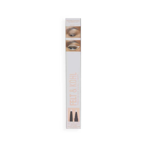 Revolution - Eyeliner Felt & Kohl Precision Dual Liner - White